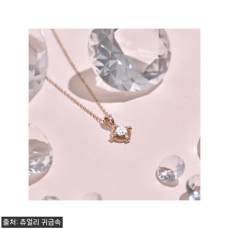 14k 18k 4월탄생석 목걸이 화이 관련 이미지 5