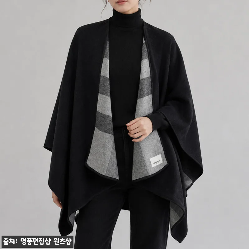 버버리 리버서블 판초 케이프 3컬러, 관련 이미지 6