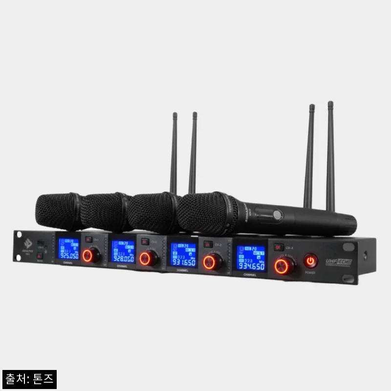 에이브이마스터 SMC9004 4채널 무선마이크, 교회&middot;학교 행사 음향 준비할 때 눈여겨볼 구성