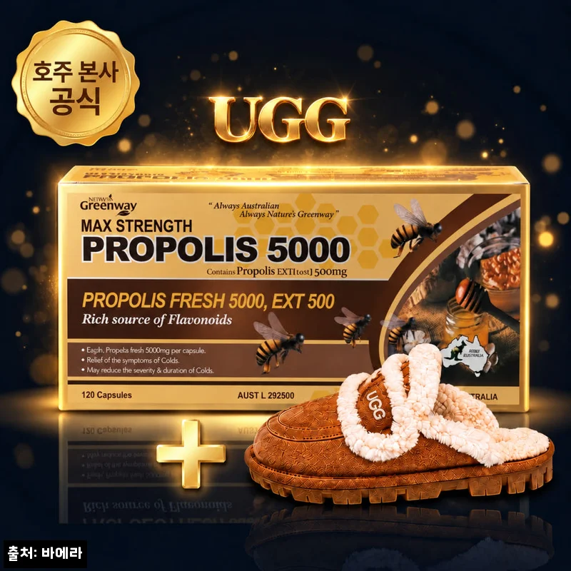 Home 78 호주 프로폴리스 원액 고함량 5000 액상 그린 120캡슐 5개, 5+1 구성 확인하고 고른 후기형 정리