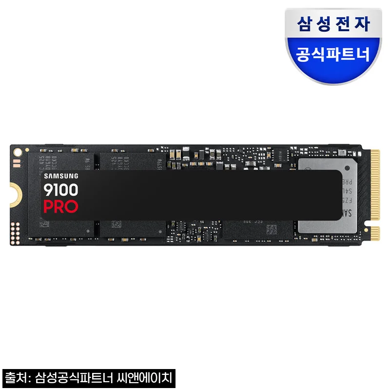 삼성전자 삼성 M.2 NVMe SSD 9100 PRO 정품 4TB, PCIe 5.0 끝판왕 후보로 주목받는 이유