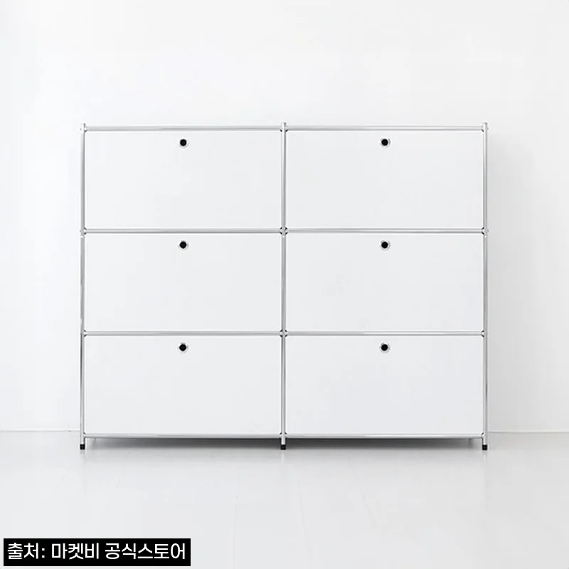 심플리 2x3 수납장 6문 BC134 화이트, 152cm 와이드 수납장으로 눈여겨볼 이유