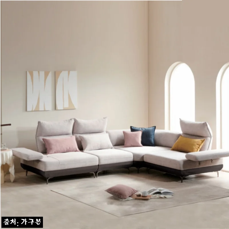 Home 70 스윙소파 조야아쿠아텍스코너소파 3.5인용쇼파 ㄱ자쇼파, 31평대 거실에도 넉넉하다는 찐후기