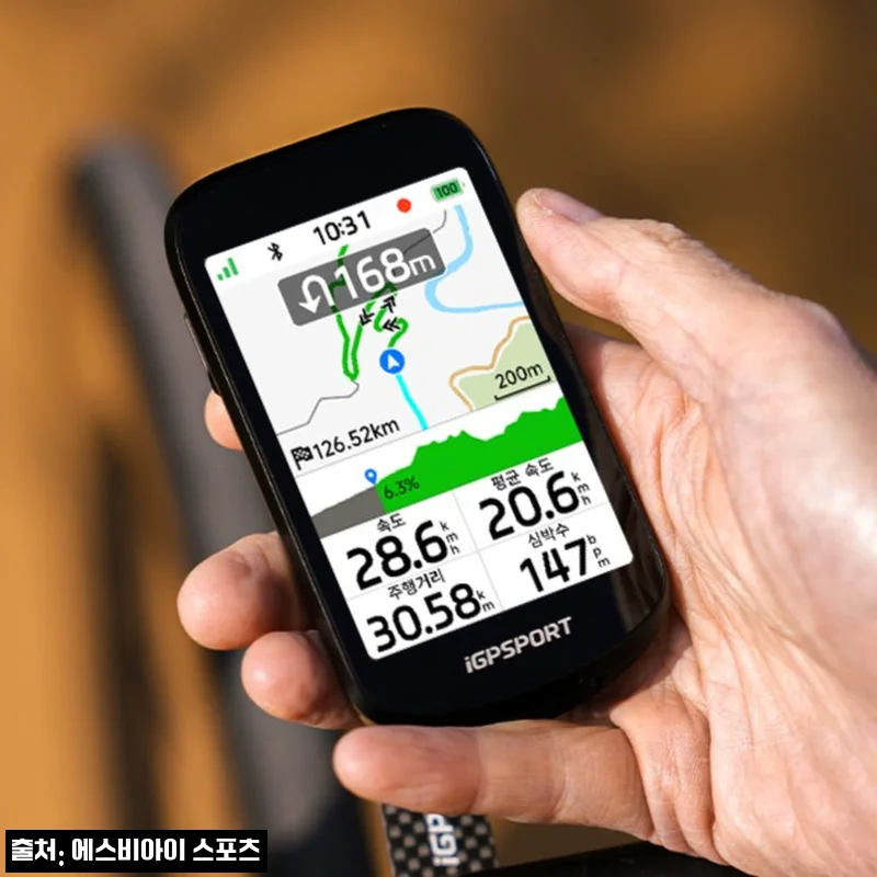 iGPSPORT BSC500 터치스크린 GPS 자전거 속도계 찐후기, 화면 큰 GPS 속도계 찾았다면 주목