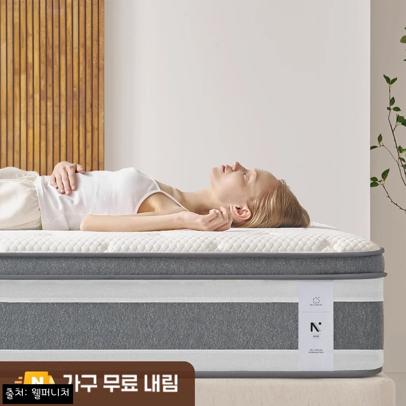 더매직 허리 환자가 만든 침대 바닥 매트리스 28cm D 더블 미디엄, 탄탄한 잠자리를 찾는다면 눈여겨볼 이슈템