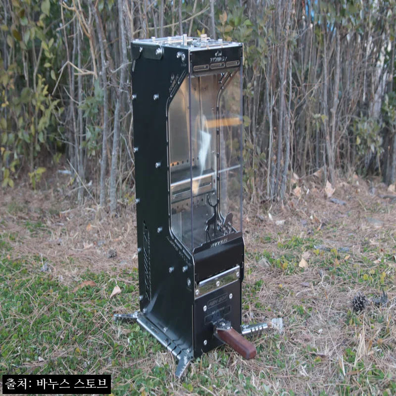 바누스 TOWER SIGNATURE 블랙 에디션, 펠릿·장작·오븐까지 담은 타워형 스토브 체크 후기